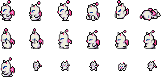 Mog Sprite" Scarves By Deezer509 - Final Fantasy Vi Mog Sprite (576x288), Png Download