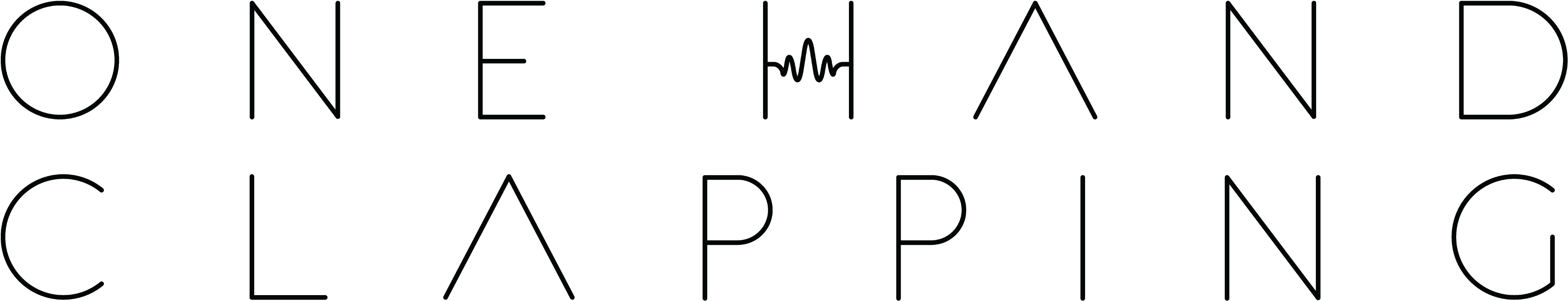 One Hand Clapping - Black-and-white (4000x3000), Png Download