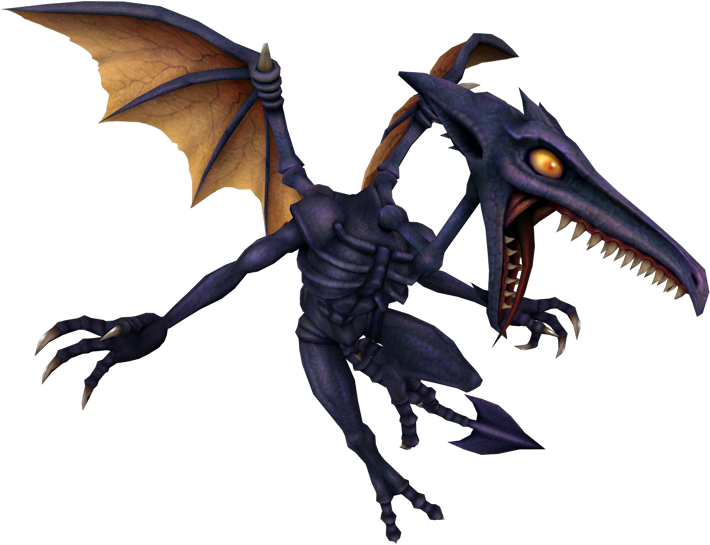 Download Zip Archive - Ridley Ssbb Png (750x650), Png Download