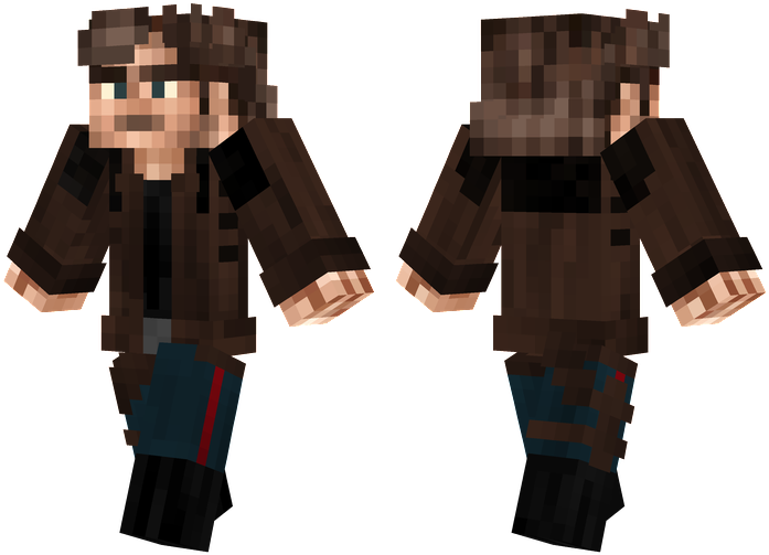 Young Han Solo - Anonymous Skin Minecraft (716x514), Png Download