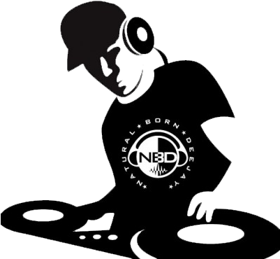 Clubbers Natural Born Deejay - Dj Dj Throw Blanket (400x400), Png Download