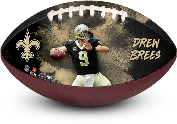 Full Size Hand Stitched Football With Synthetic Leather - American Football (600x600), Png Download