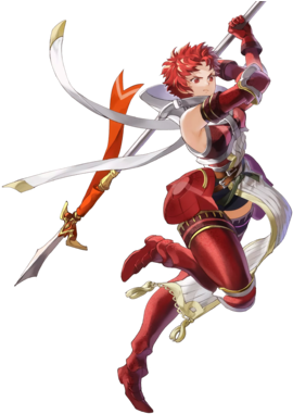 Sully Crimson Knight Btlface - Fire Emblem Heroes Hinoka (340x388), Png Download