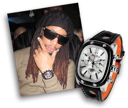 All Celebrities - Glam Rock Unisex Gr70104 Gulfstream Collection Chronograph (550x360), Png Download