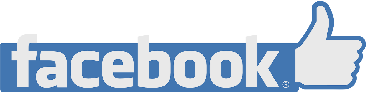 Facebook Instagram - Like Us On Facebook Red (1280x402), Png Download