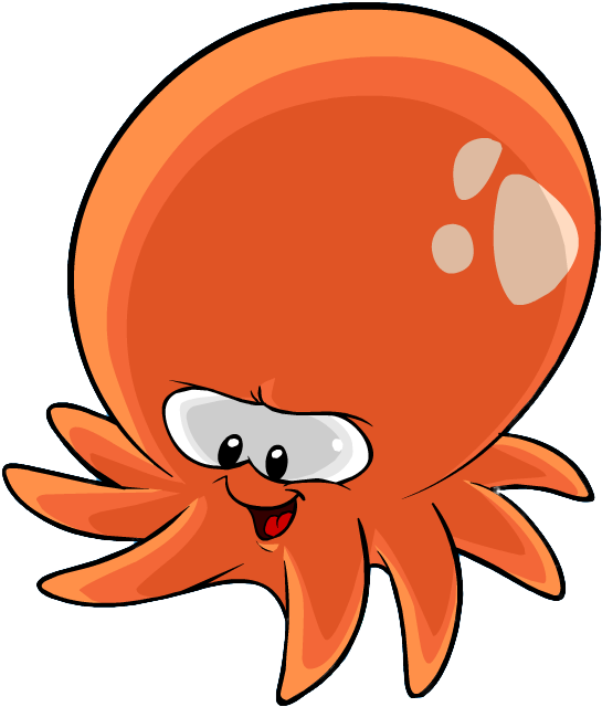 Shockctopus - Club Penguin Octopus Puffle (553x646), Png Download