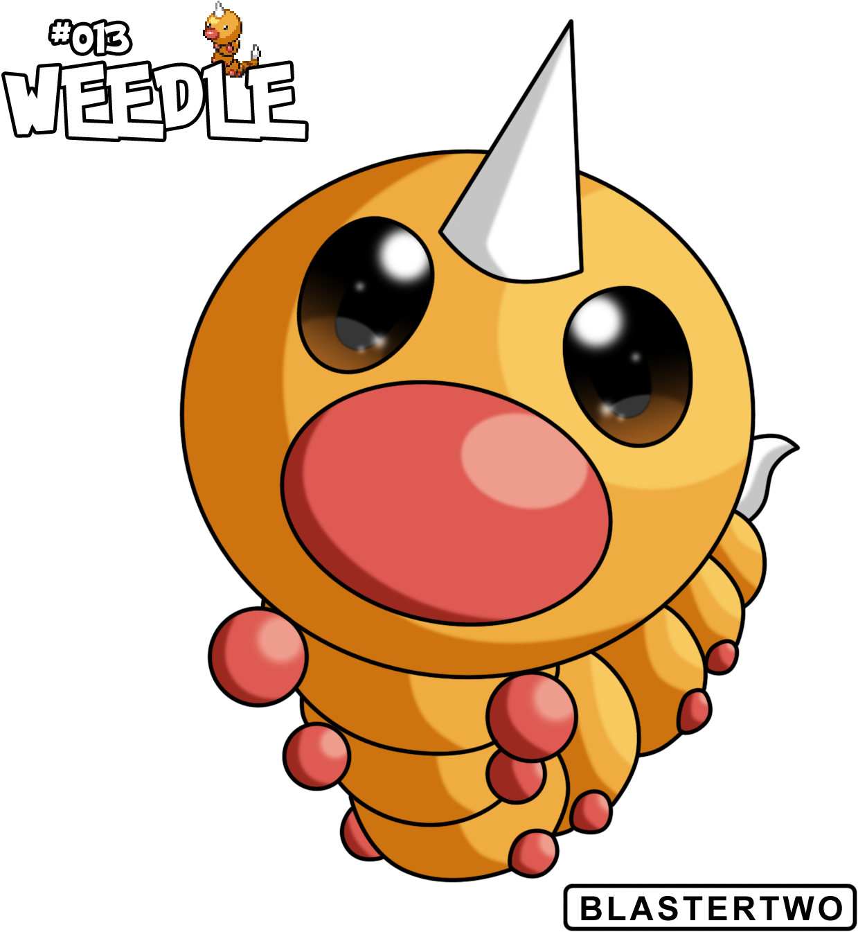 Hello - Weedle T Shirt (1363x1467), Png Download