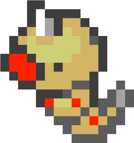 Weedle - Pixel Weedle (550x580), Png Download