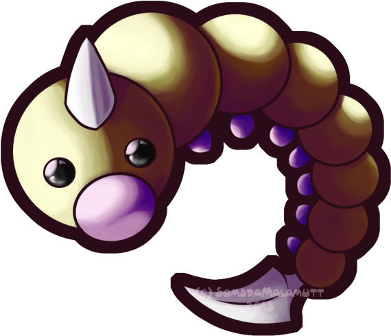 Weedle - Cartoon (600x534), Png Download