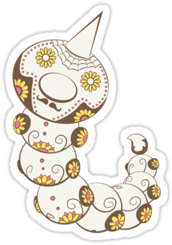 #weedle Pokemuerto - Day Of The Dead Nintendo (375x360), Png Download