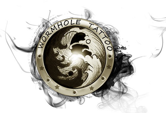 Wormholetattoo - Tattoo Machine (560x382), Png Download