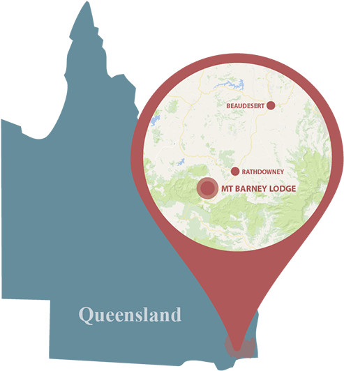 Waterholes - Southeast Queensland Map (600x544), Png Download