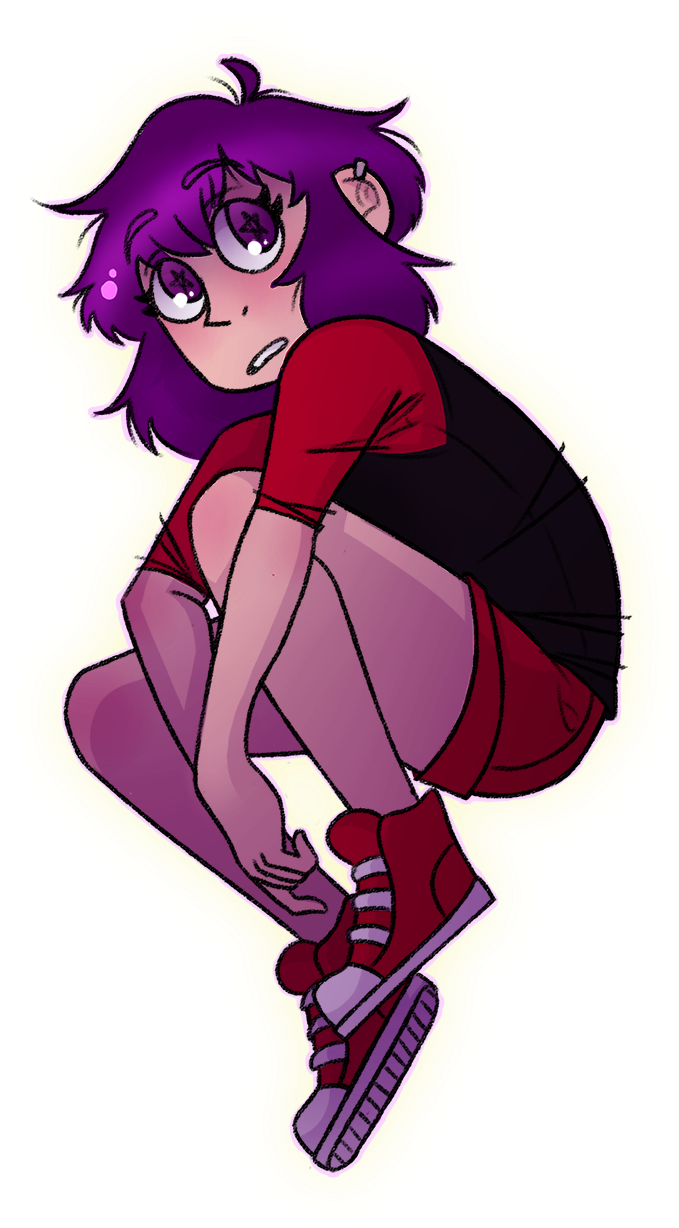 Purple Gay - Cartoon (1000x1333), Png Download