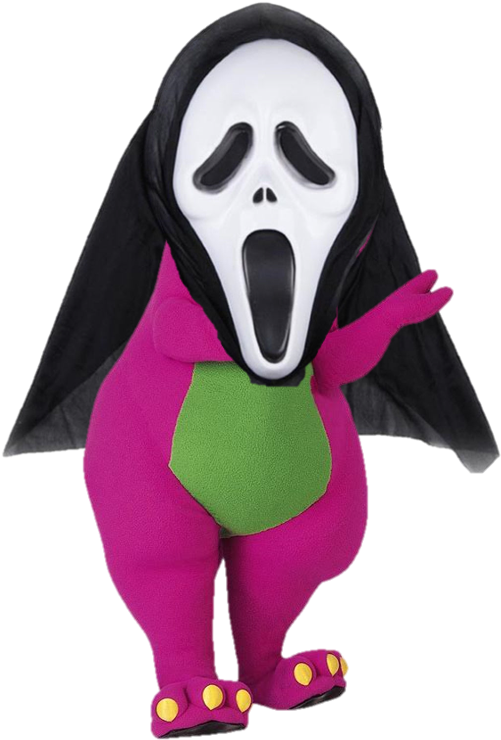 Barney Is Back Again, And He Gives You 10 Chances, - Barney The Dinosaur Costume (542x798), Png Download
