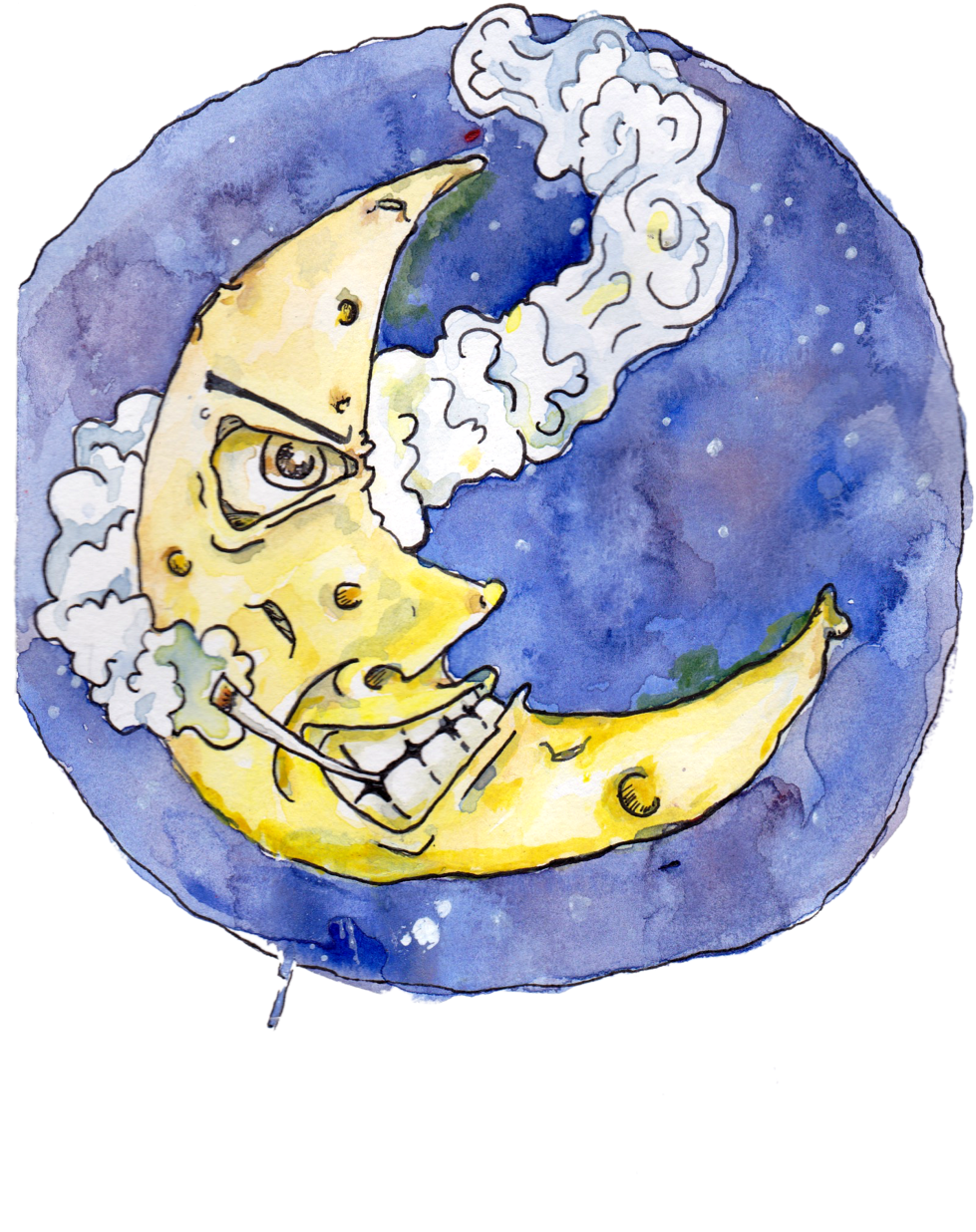 Moonman 001 (1000x1321), Png Download