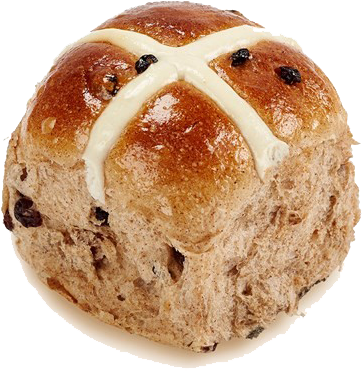 Bun Free Png - Hot Cross Bun (575x461), Png Download