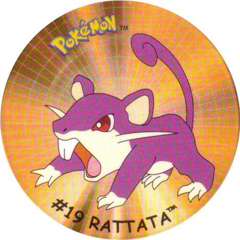 Flippos > Surprise Pokemon 019-rattata - Pokemon: The First Movie - Mewtwo Strikes Back (1998) (500x500), Png Download