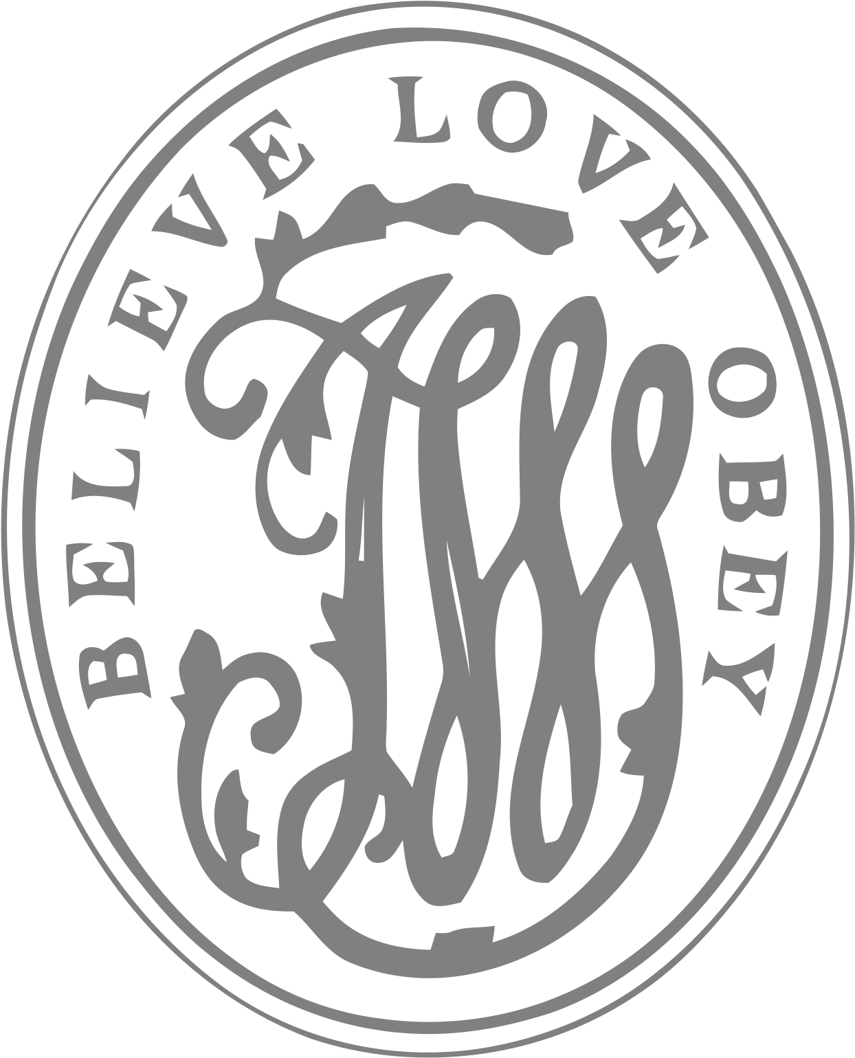 John Wesley Seal - Wesley Believe Love Obey (1500x1800), Png Download