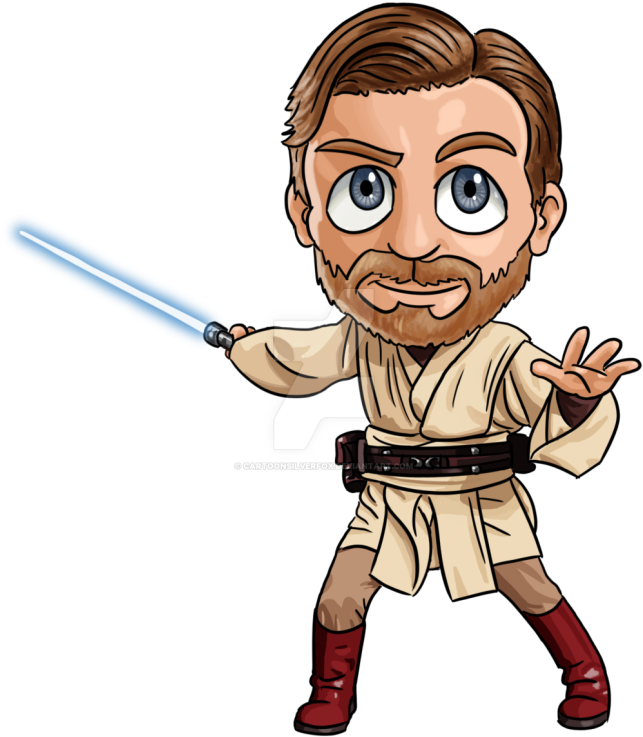 Pin Obi Wan Kenobi Clipart - Obi Wan Kenobi Clipart (660x800), Png Download