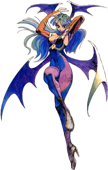 Rp Blog For Morrigan Aensland From - Darkstalkers Morrigan Transparency (500x644), Png Download