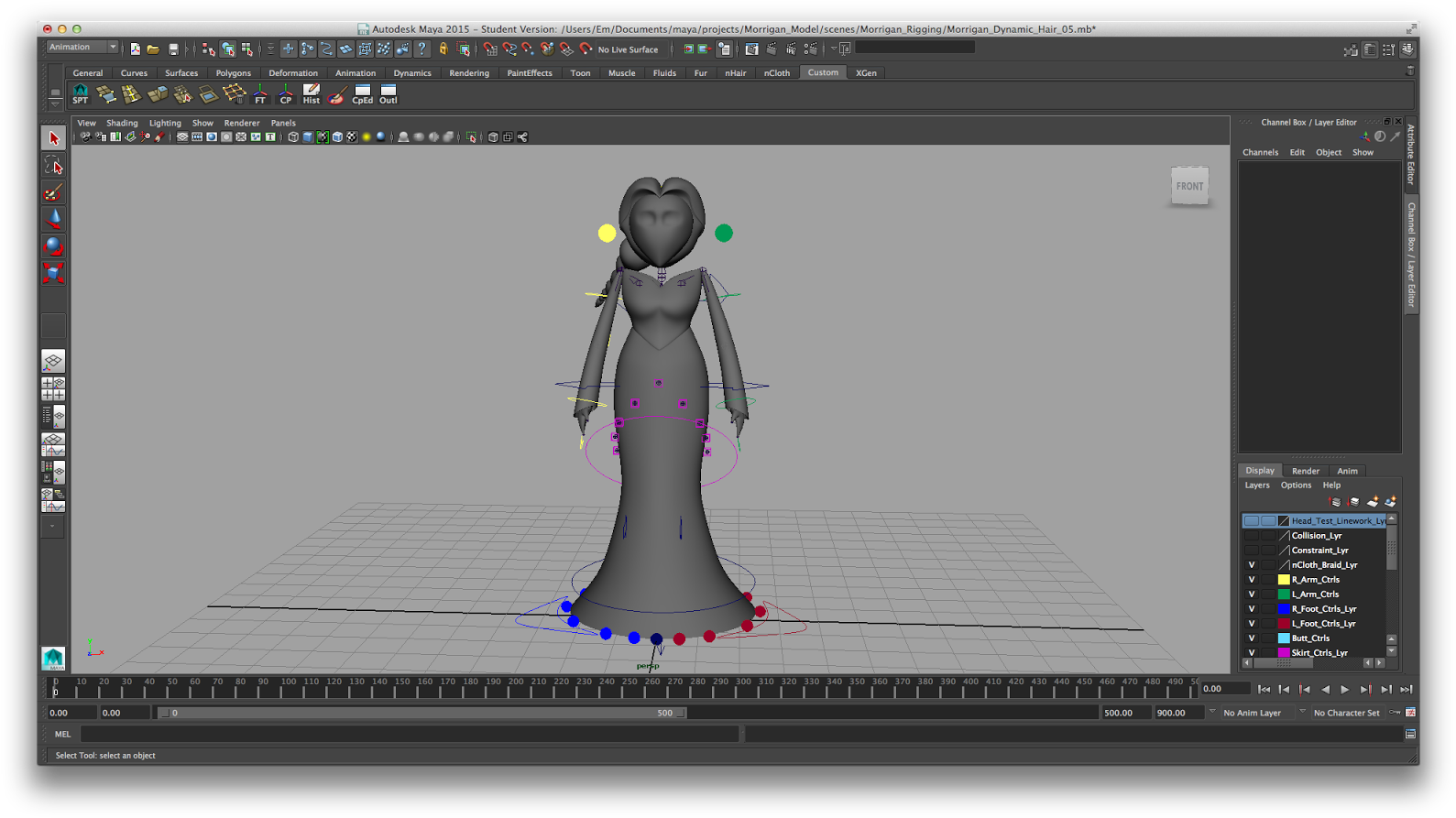 My Next Step Was To Make Her Hair Dynamic Like The - Poser Pro 2012 (1600x904), Png Download