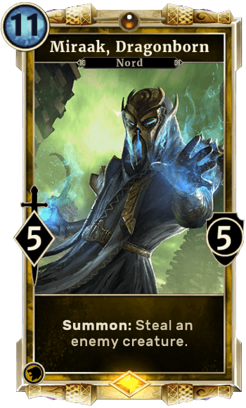 Miraak Dragonborn - Elder Scrolls Legends Miraak (350x580), Png Download