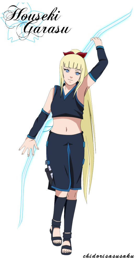 Garasu And Archer Photo Garasu And Archer By Chidorisasusaku-d45pjtb - Naruto And Garasu (542x1023), Png Download