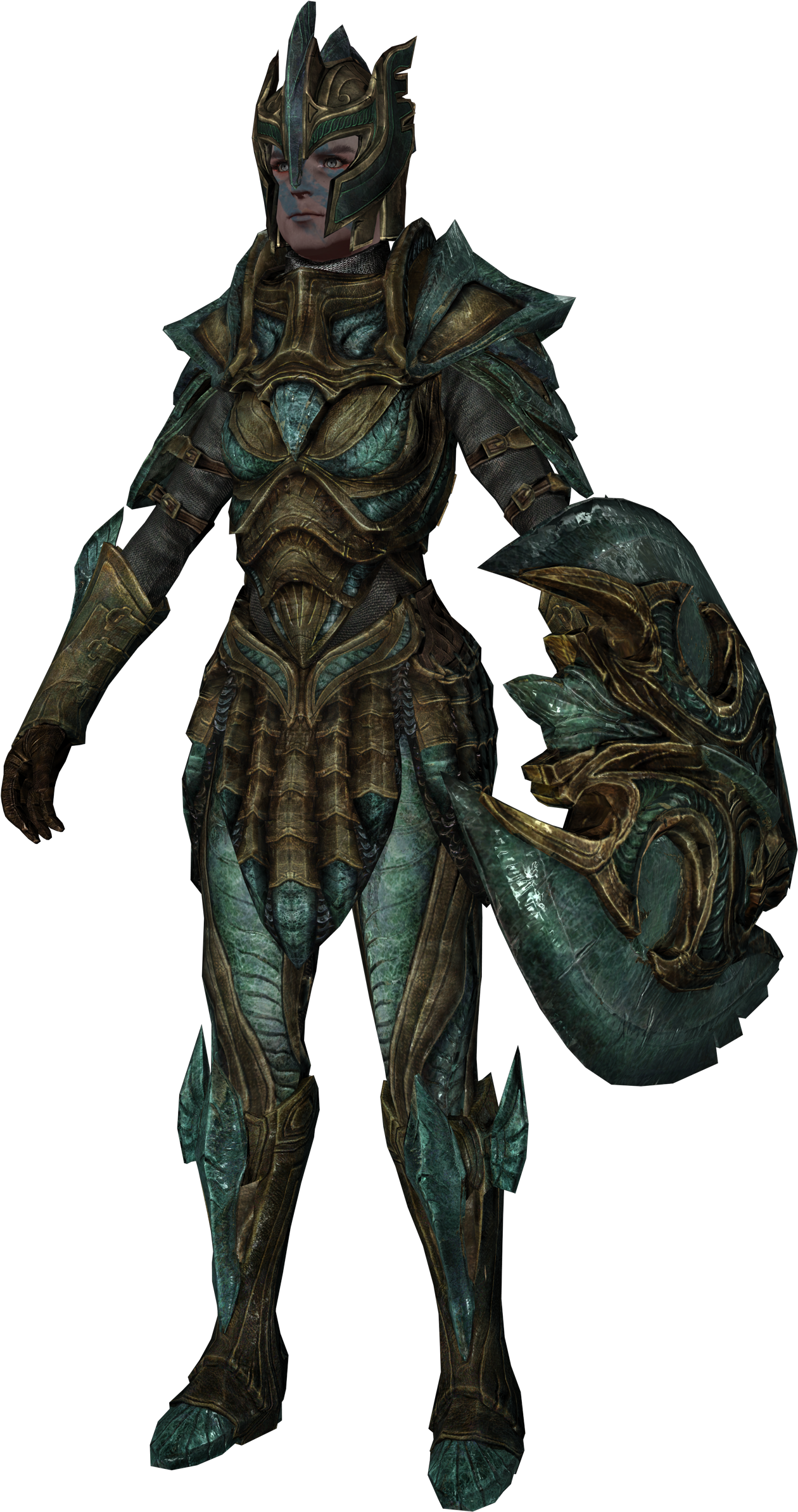 Glass Armor Female - Elder Scrolls Female Armor (1800x2400), Png Download