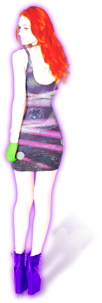 Starry Night Dress 1369789859 - Illustration (731x1072), Png Download