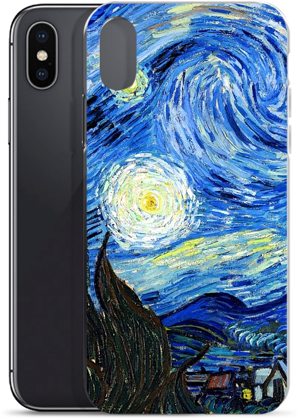 Van Gogh Starry Night Case - Bullet Journal The Artist (dotted Journal) (1000x1000), Png Download