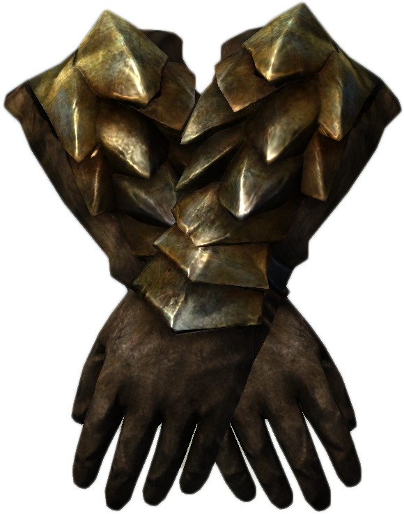 Gloves Png Picture - Skyrim Gloves (580x737), Png Download