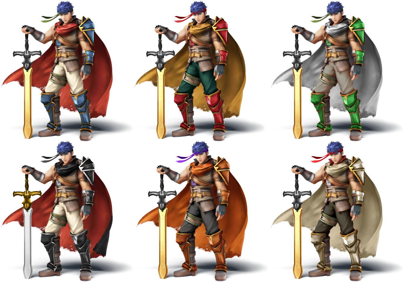 Super Smash Bros - Ike Smash 4 Skins (1336x936), Png Download