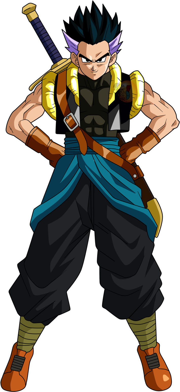 Gotenks Xeno Anime Anything Pinterest Dragon Ball Png - Imagenes De Gotenks Xeno (1140x1568), Png Download