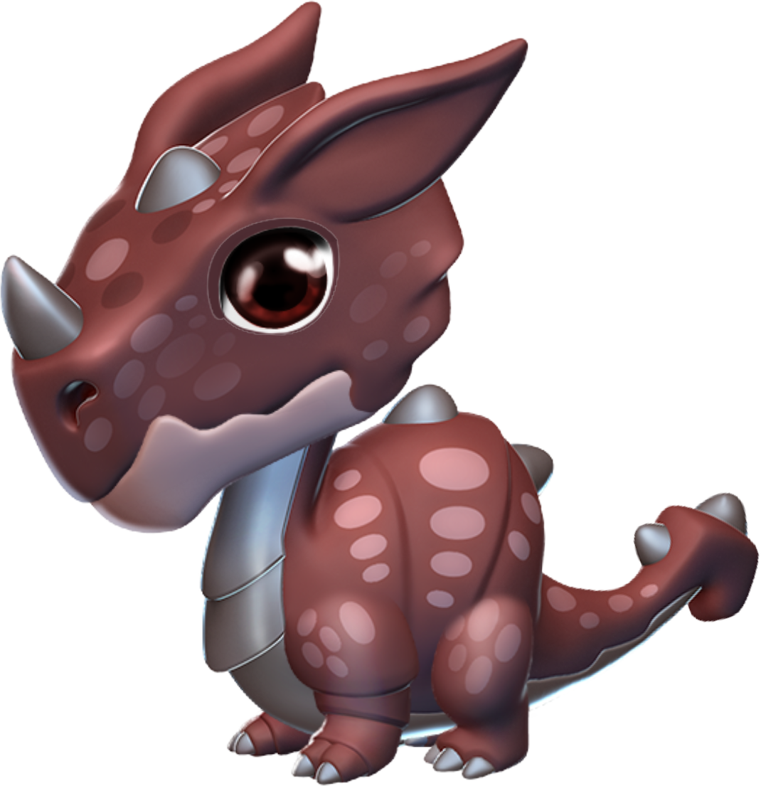 Armadillo Dragon Baby - Dragon Mania Legends Armadillo Dragon (1070x1105), Png Download