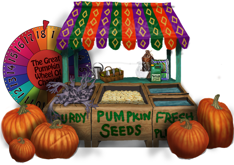 Holiday Prize Booth - Pumpkin (800x591), Png Download