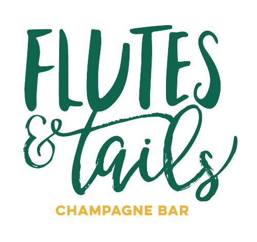 Flutes & Tails Champagne Bar Provides A Fabulous Selection - Calligraphy (500x471), Png Download