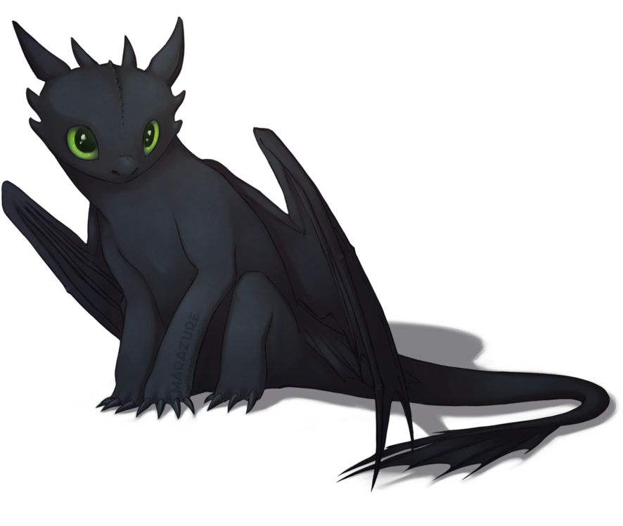 By Marazure On Deviantart - Toothless Fanart (1008x793), Png Download