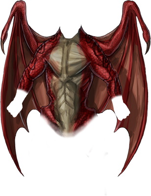 Chest Dragon Illusion - Dragon Chest (308x399), Png Download