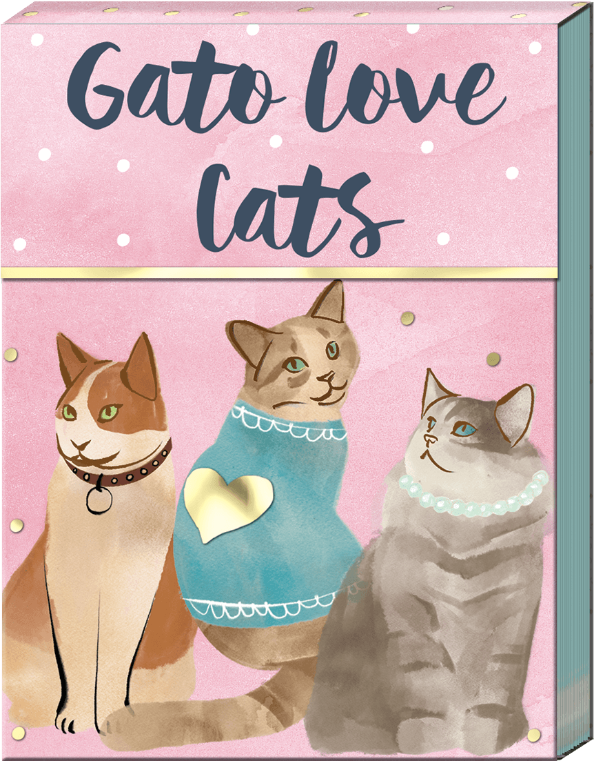 Gato Cats Pocket Note Pad - Squitten (1200x1200), Png Download