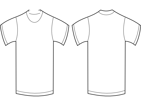 Small - Camiseta Em Branco Png (600x452), Png Download