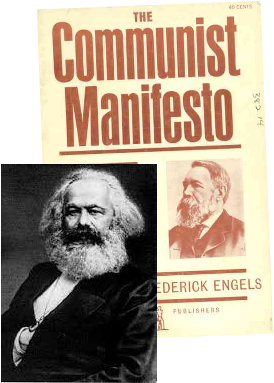 Karl Marx & The Communist Manifesto - Manifesto Of The Communist Party [book] (312x438), Png Download