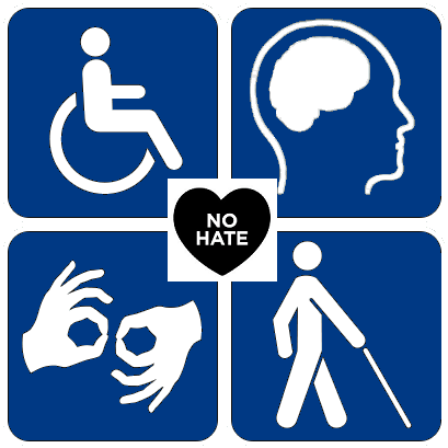 National Hate Crime Awareness Week The Rise In Disability - Disability Symbols (1500x408), Png Download