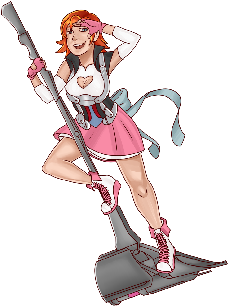 Banner Transparent Library Fan Cartoon Others Transprent - Nora Valkyrie Fan Art (1024x1365), Png Download
