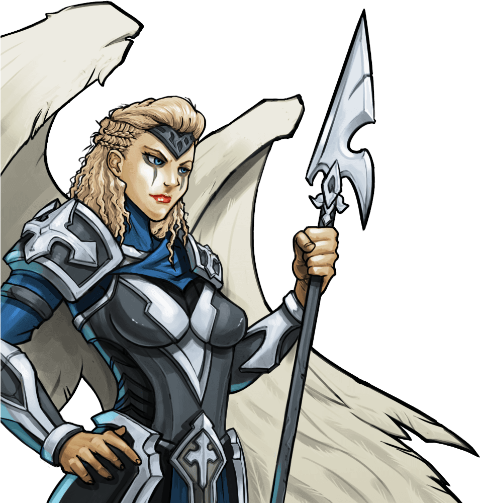 Troop Valkyrie - Gems Of War Art (1024x1024), Png Download