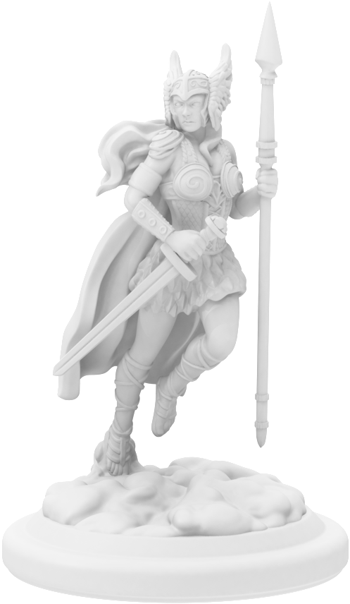 Valkyrie-resin Valkyrie Render (1000x1000), Png Download