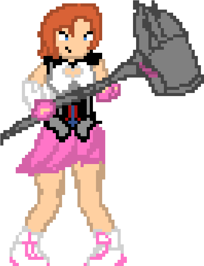 Nora Valkyrie - Pixel Art (760x860), Png Download