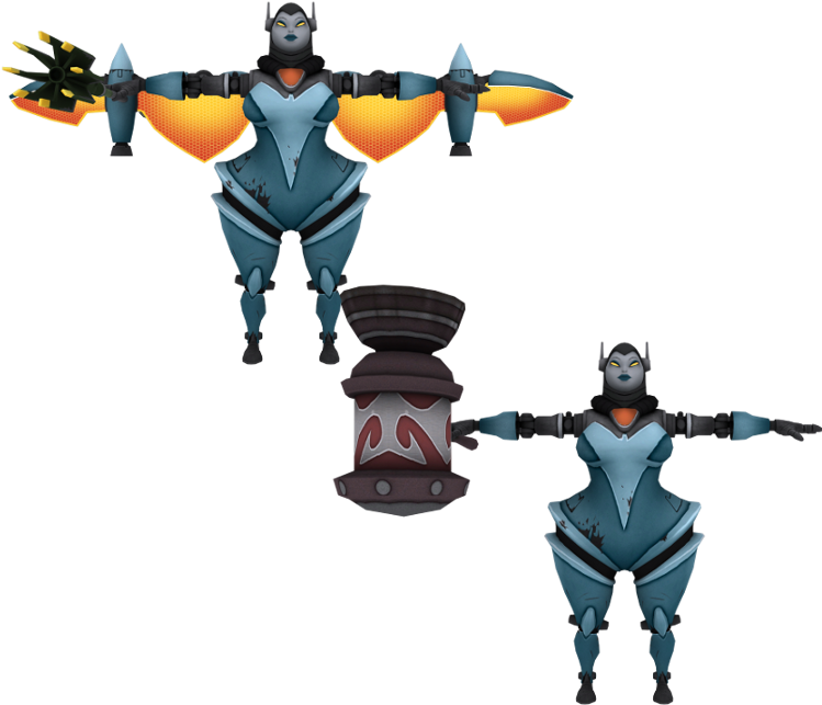 Download Zip Archive - Ratchet And Clank A Crack In Time Valkyrie (750x650), Png Download