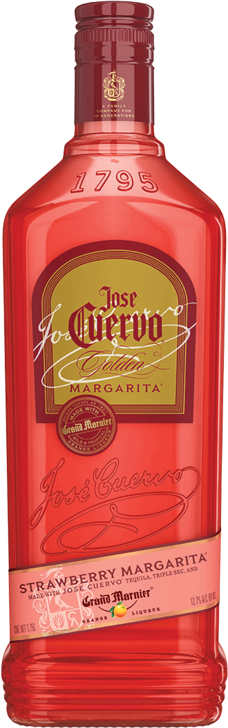 Cuervo Golden Strawberry Margarita - Jose Cuervo Rose Margarita (750x1050), Png Download