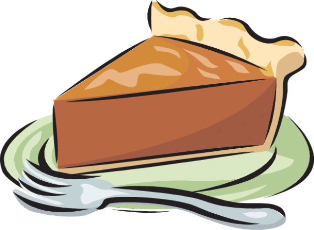 Pumpkin Pies Clipart - Part De Gateau Dessin (620x453), Png Download