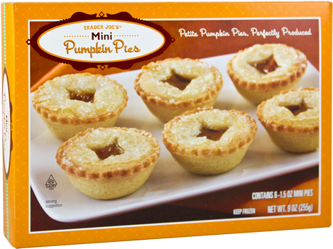 Trader Joe's Mini Pumpkin Pies (500x350), Png Download